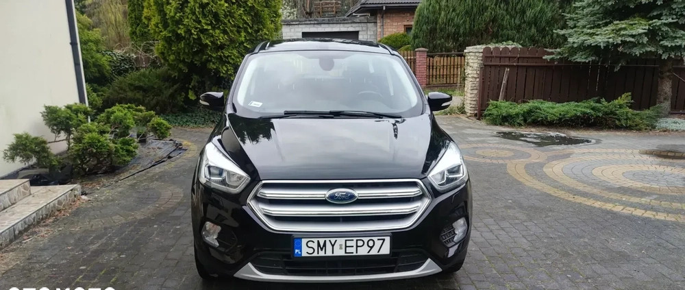 Ford Kuga cena 72000 przebieg: 214000, rok produkcji 2018 z Myszków małe 154